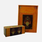 Vishvarupa - The whole universe is her form Wooden Tray - Love Rocks